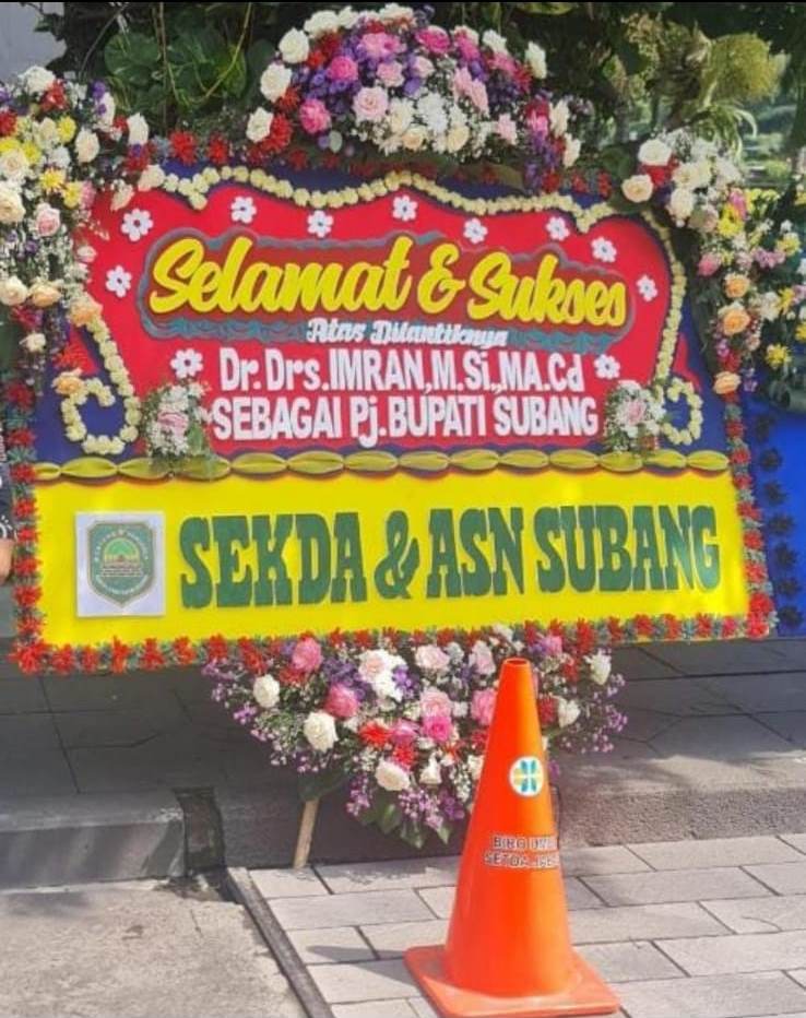 Karangan Bunga Sudah Dibuat, Imran Jadi Penjabat Bupati Subang?