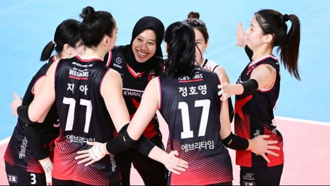 Megawati Masuk 3 Besar di Top Skore Liga Voli Korea