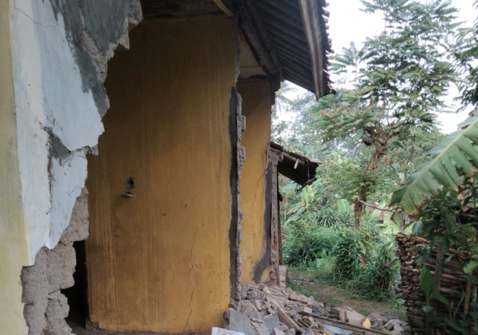 Akibat Gempa Pangandaran, 1 Rumah Ambruk di Sukabumi