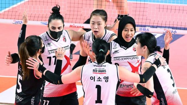 Alasan Gia Gunakan Masker Saat Lawan Hi Pass di Liga Voli Korea