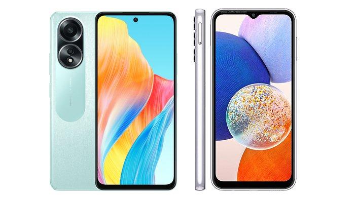 Perbandingan Spesifikasi dan Harga Dari Hp Oppo A58 dan Samsung A14 5G Mana yang Lebih Keren
