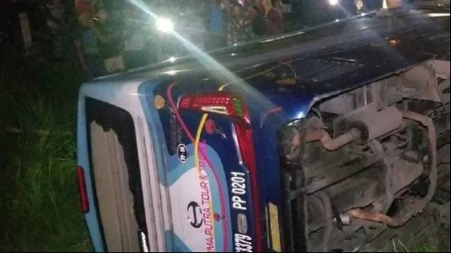 Kronologi Kejadian kecelaan Bus SMAN 1 Sidoarjo, 14 Siswa Luka-Luka