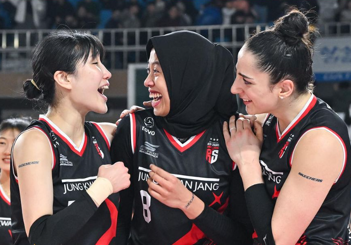Usai Jadi MVP, Megawati Libas Yasmen di Daftar Top Skor Liga Voli Korsel