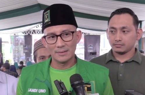 Respon Sandiaga Uno Usai Prabowo-Gibran Unggul Versi Quick Count