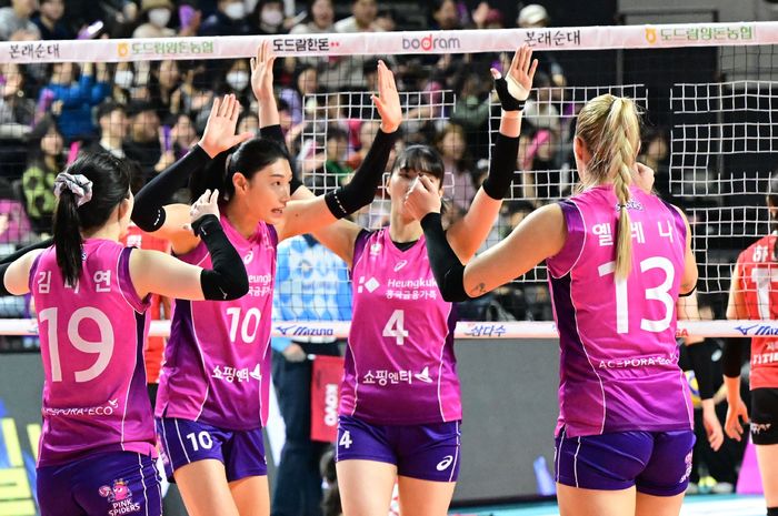 Pink Spiders vs IBK Akan Jadi Penentu Red Sparks Masuk Babak Play Off