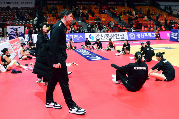 Pertandingan Terakhir AI Peppers Dalam ROUND 5 Liga Voli Korea