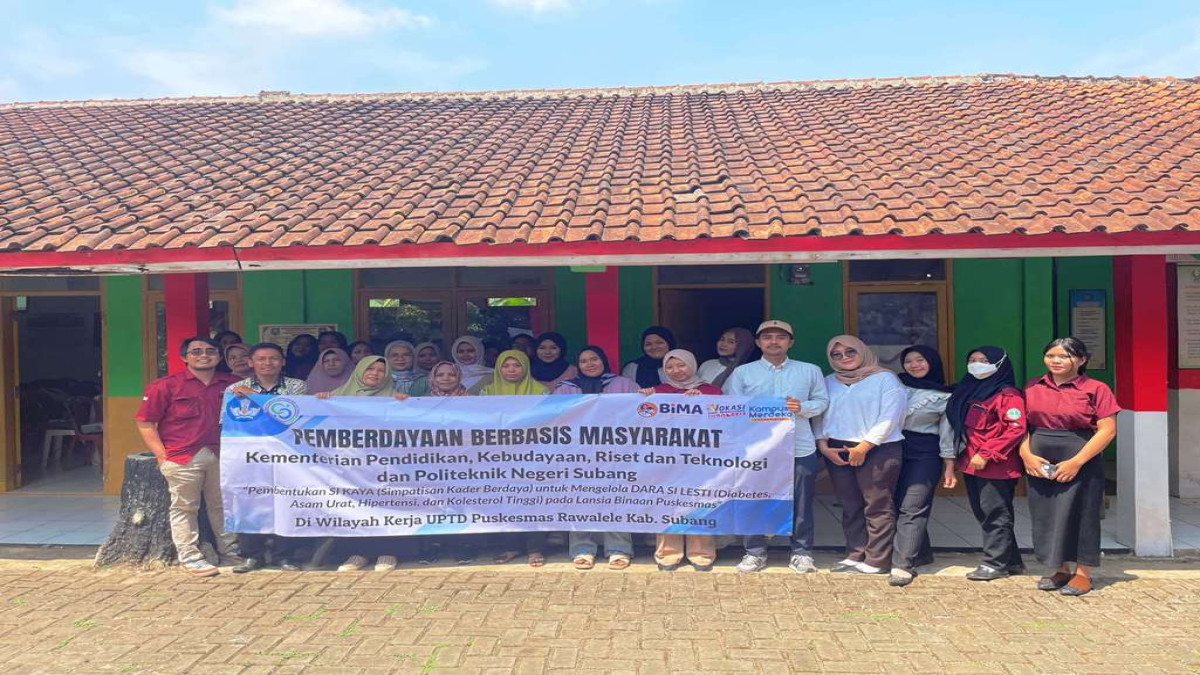 Kemendikbudristek dan Polsub Latih Kader Pantau Kesehatan Lansia di Subang