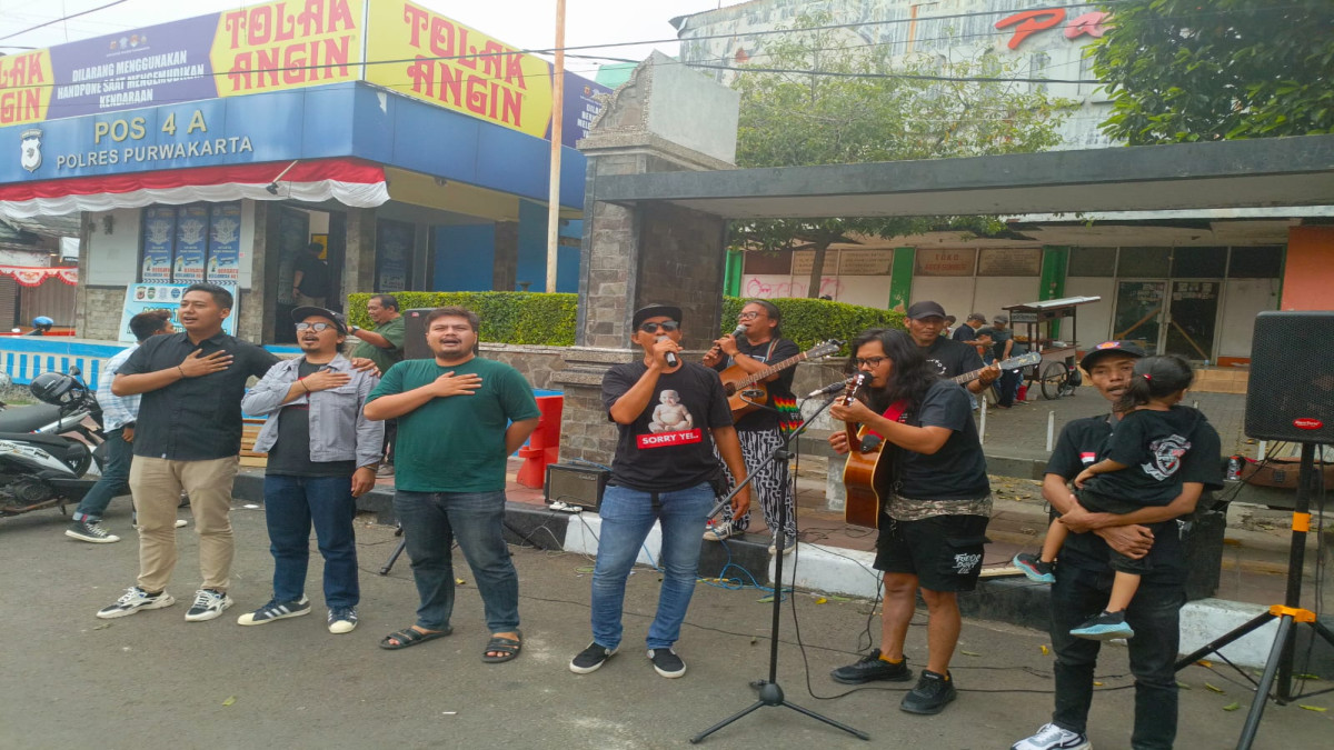 Seniman Purwakarta Ikut Kawal Putusan MK