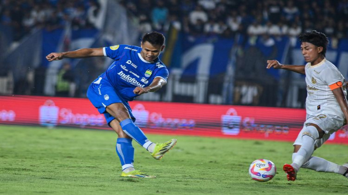 Hasil Imbang 1-1 Persib vs Arema FC, Dimas Drajad Cetak Gol Perdana untuk Persib