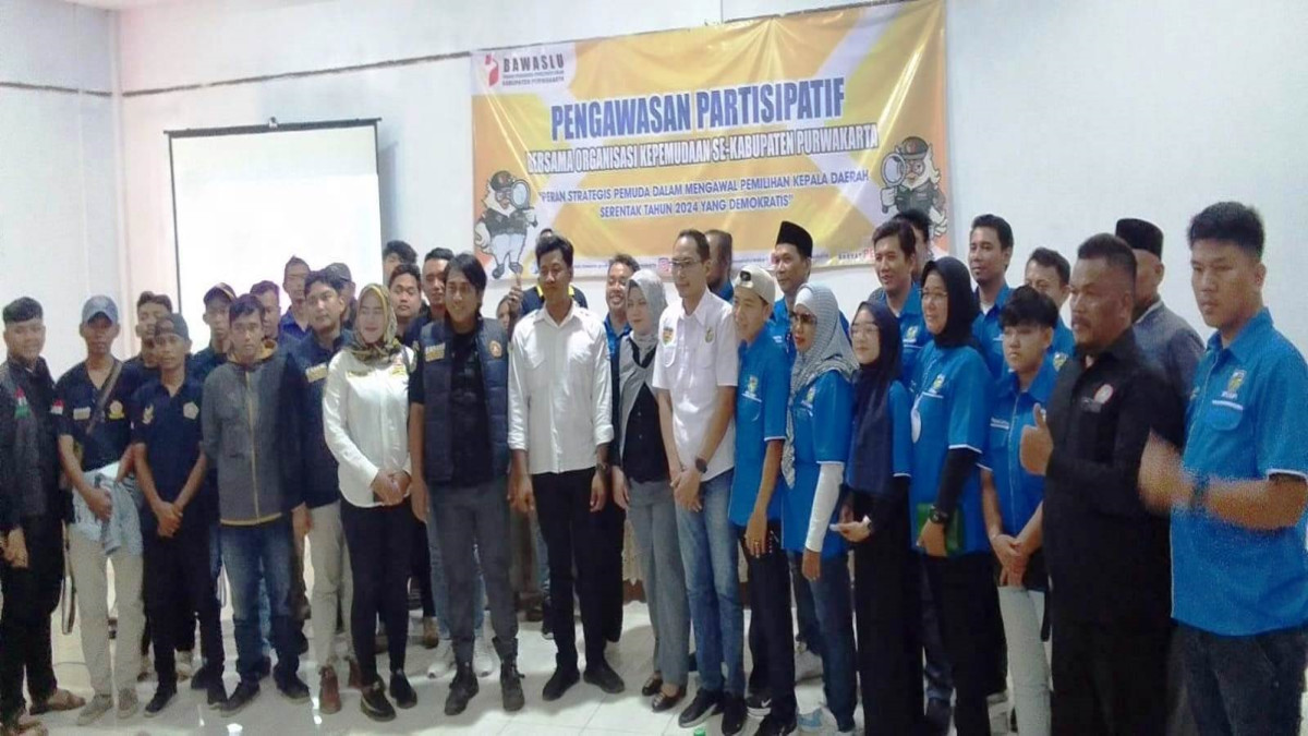 Bawaslu Purwakarta: Pemuda Jadi Kunci Awasi Demokrasi Pilkada 2024, Sosialisasi Pengawasan Partisipatif Pemilu