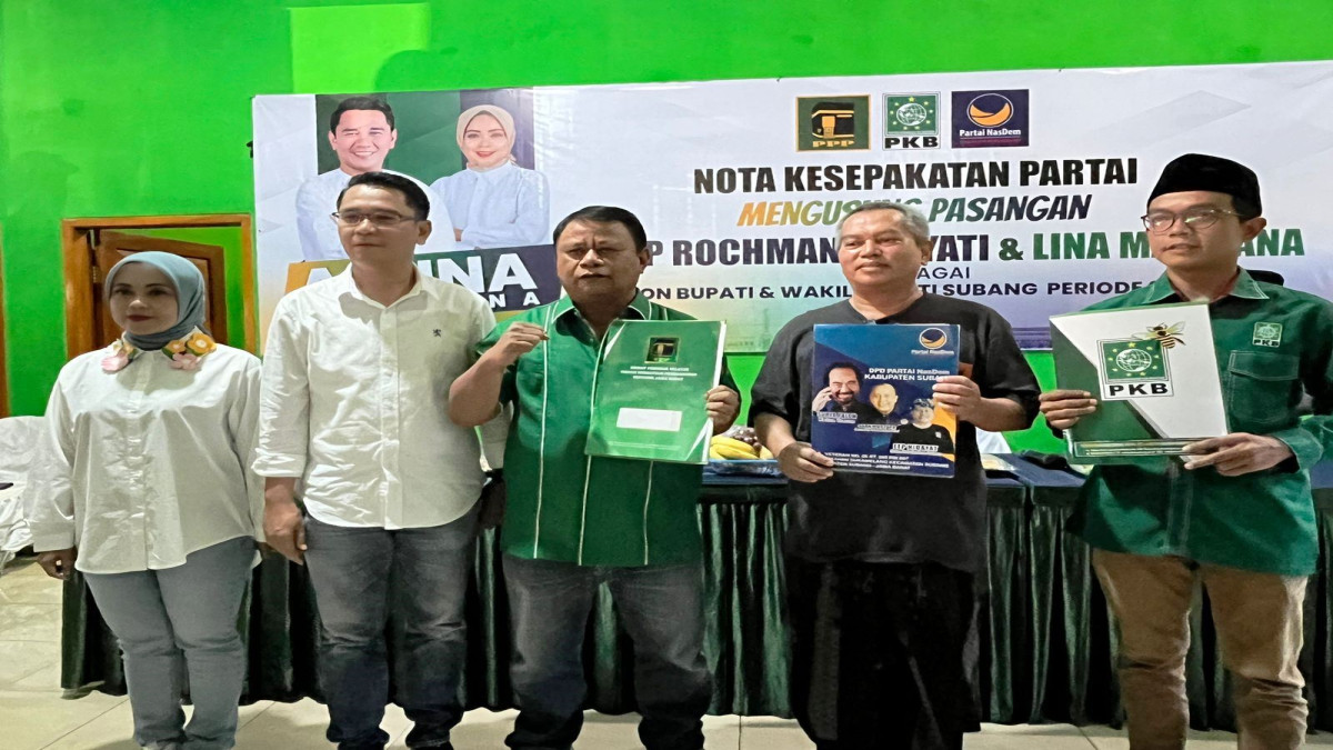 Pasangan ARD-Lina Daftar Lebih Awal Dilanjukan Deklarasi di 30 Kecamatan di Kabupaten Subang
