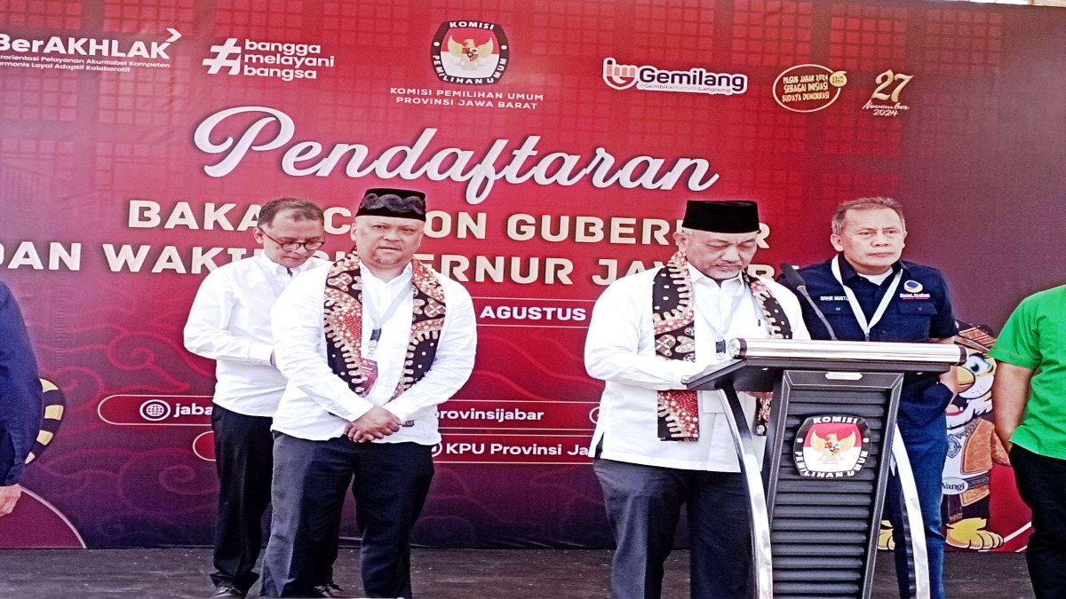 Pasangan Calon Gubernur Jawa Barat Ahmad Syaiku-Ilham Akbar Habibie Usung Gagasan Imtaq dan Imtek
