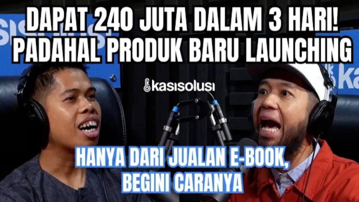 Dapet 240 Juta dalam 3 Hari dari Jualan E-Book, Begini Triknya!