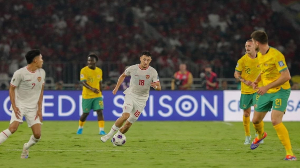 Hasil Pertandingan Timnas Indonesia vs Australia di Kualifikasi Piala Dunia 2026