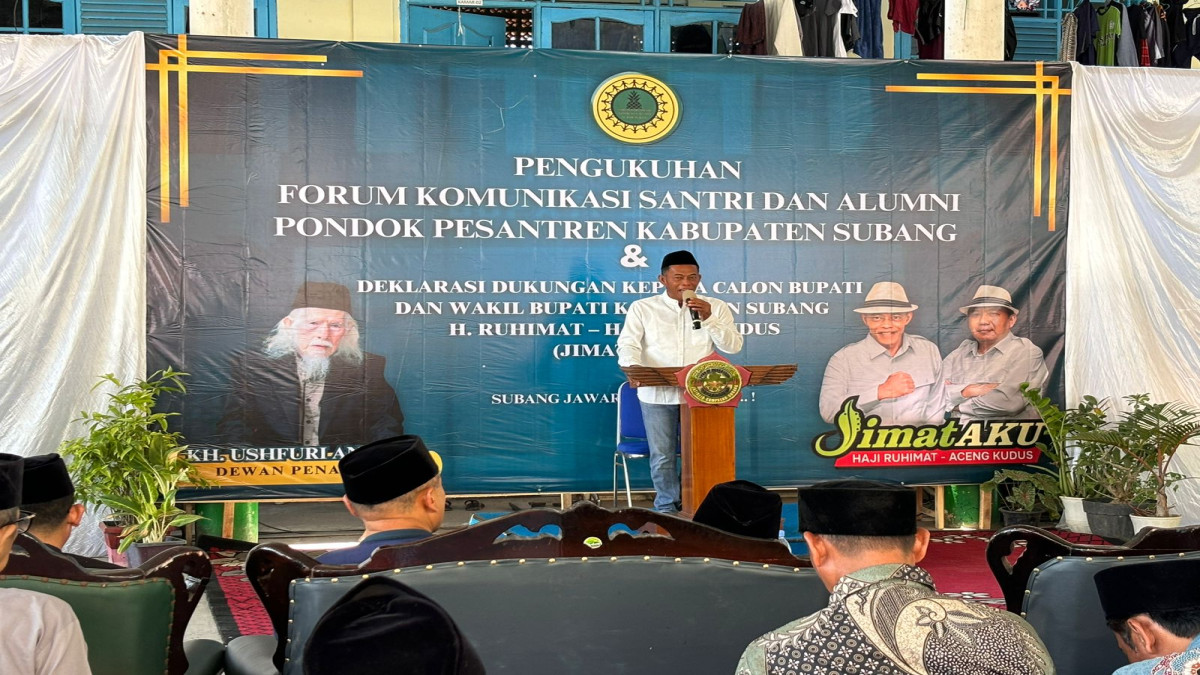 Pasangan Calon Bupati dan Wakil Bupati Subang Ruhimat dan Aceng Kudus Gagas Program Maghrib Mengaji