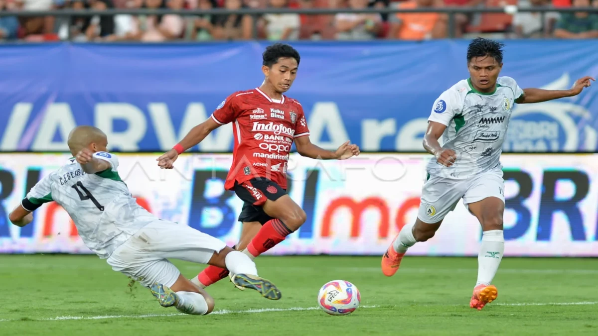 Bali United Tertahan di Peringkat Keenam Setelah Bermain Imbang Lawan PSS Sleman
