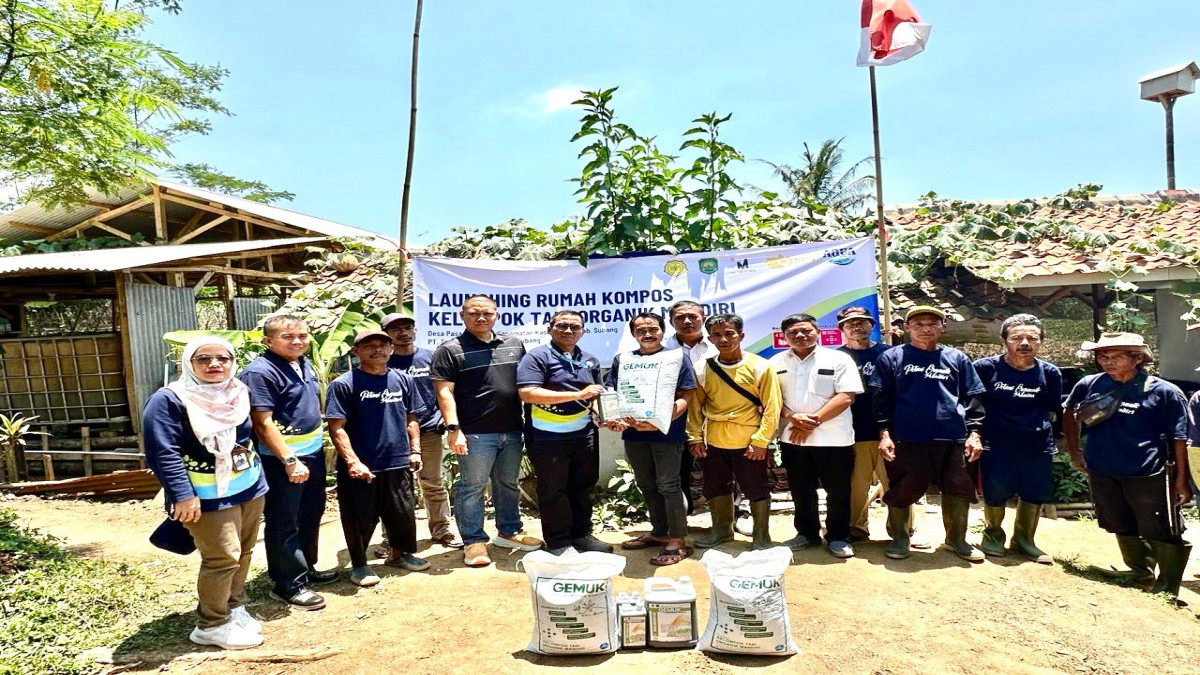 AQUA Subang Launching Rumah Kompos di Desa Pasanggrahan