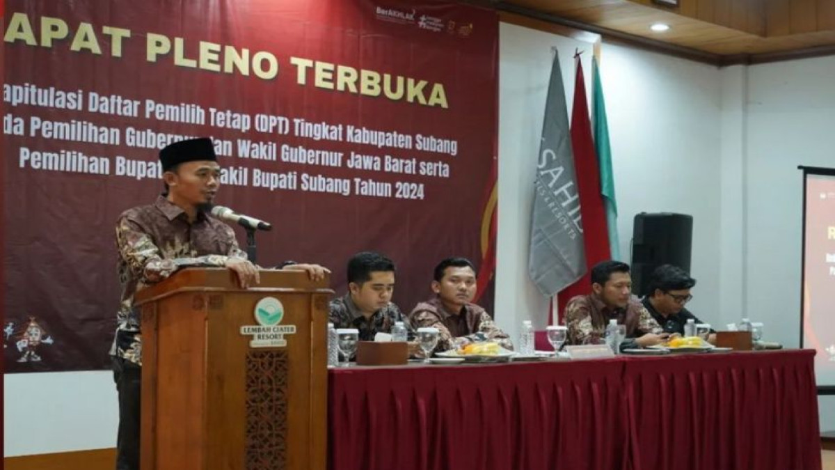 Jumlah Pemilih di Pilkada Subang Tahun 2024 Sebanyak 1.198.736 Orang