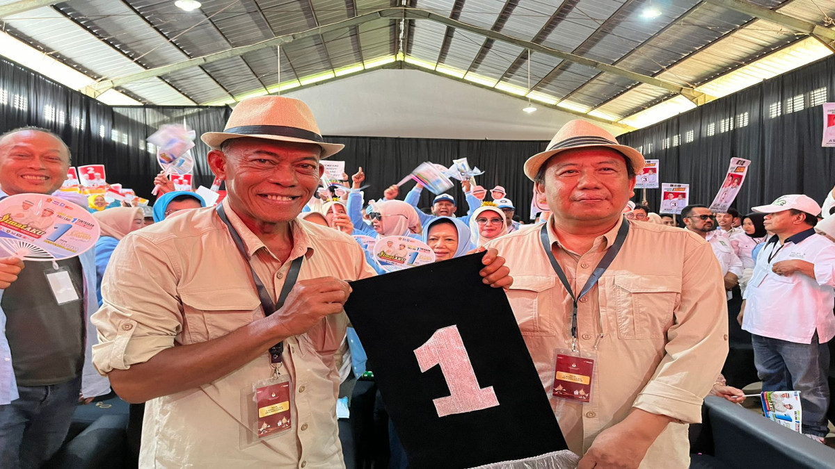 Pasangan Calon H. Ruhimat dan H. Aceng Kudus Resmi Mendapatkan Nomor Urut 01 di Pilkada Subang 2024