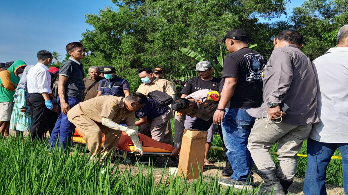 Cari Istrinya, Pria Paruh Baya Meninggal di Pematang Sawah Desa Rancaudik