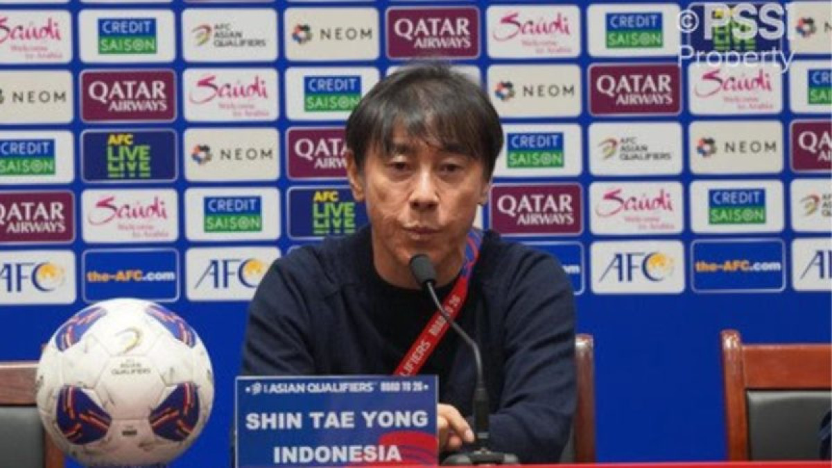 Shin Tae Yong Respon Kekalahan Timnas Indonesia dari China dengan Sikap Positif