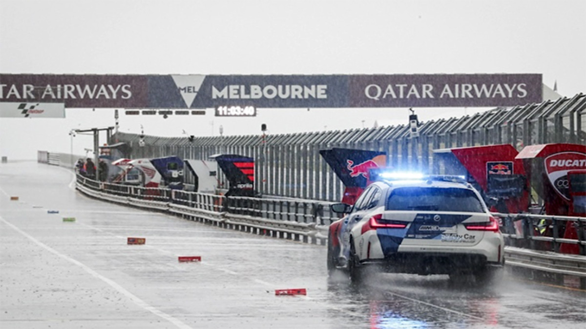Sesi Latihan Bebas (FP1) MotoGP Australia 2024, Dibatalkan Akibat Hujan Deras