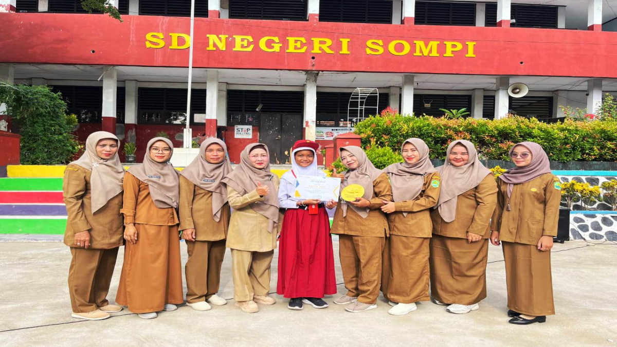 Kembali Raih Prestasi, Siswi SDN Sompi Juarai Lomba Mendongeng