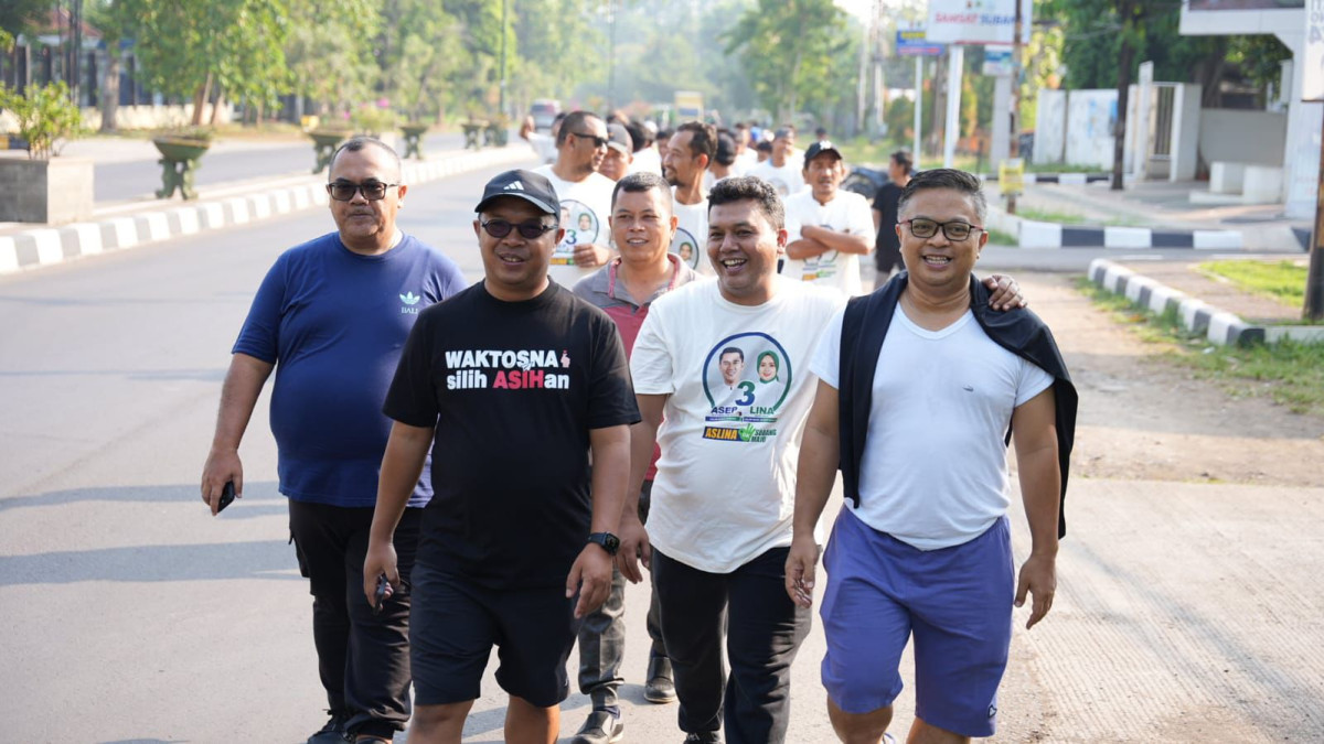 Jalan Santai PPP Sosialisasikan Calon Pemimpin Subang