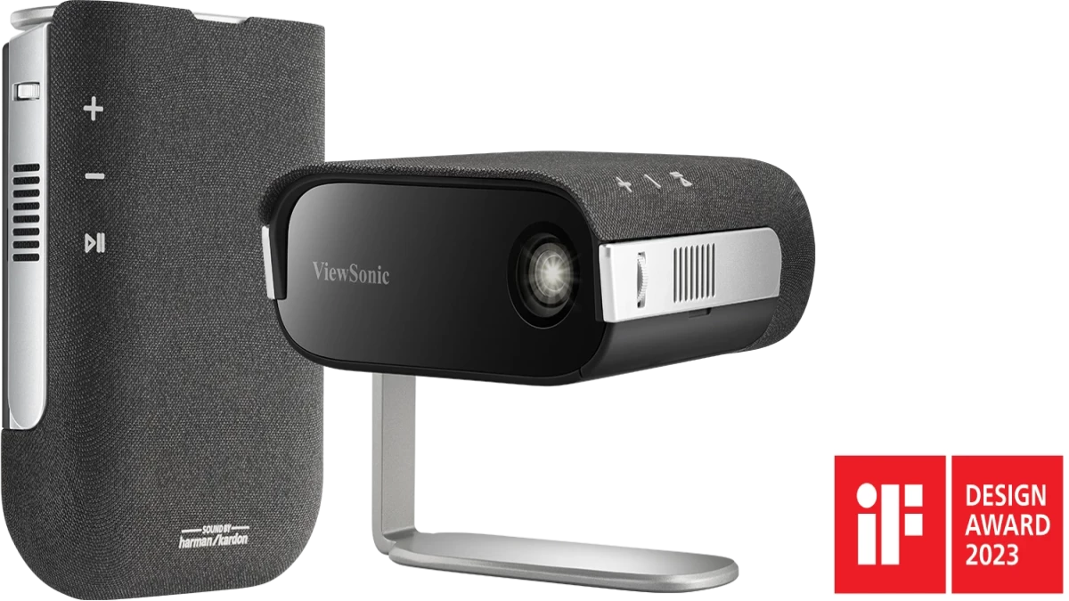 Viewsonic M1X, Proyektor Portabel Serbaguna dengan Smart Stand 3 in 1