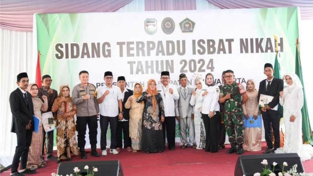 79 Pasangan di Purwakarta Ikut Sidang Isbat Nikah, Fasilitasi Masyarakat Dapatkan Pelayanan Hukum