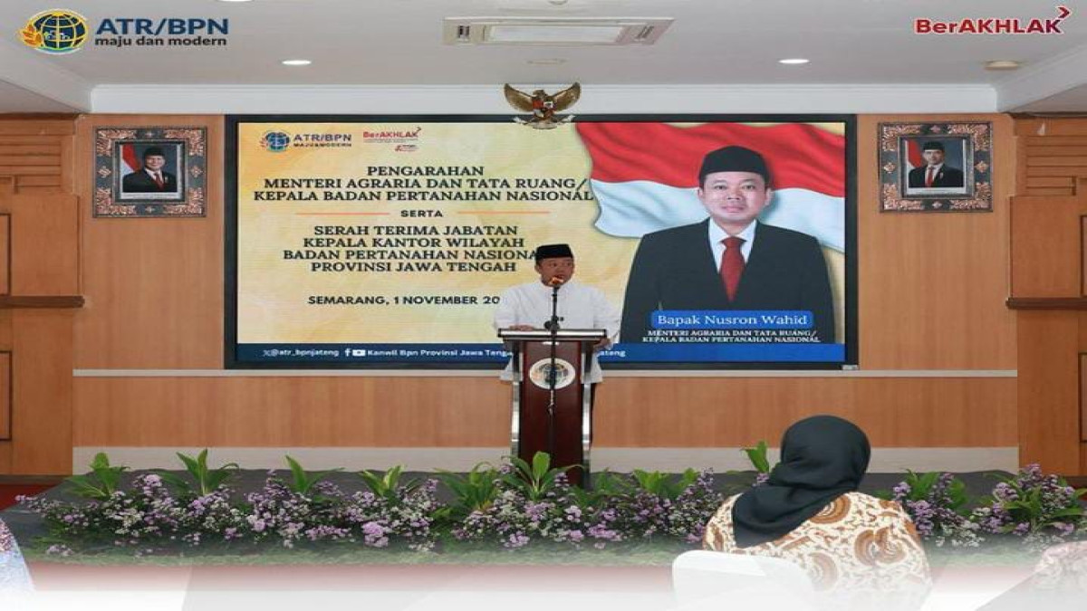 Kunjungan Kerja Pertama ke Jateng, Menteri Nusron: Samakan Gelombang Pemikiran dan Filosofi untuk Mencapai Tujuan