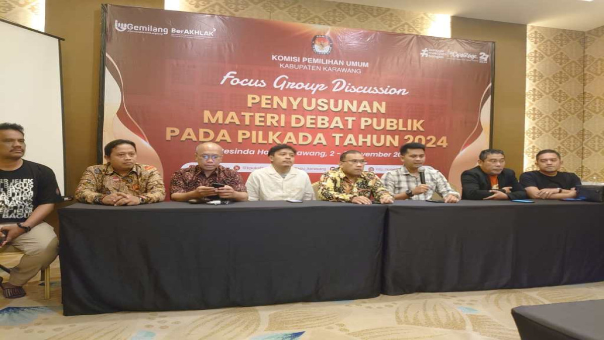 KPU Karawang Pastikan Debat Publik Berlangsung Satu Kali