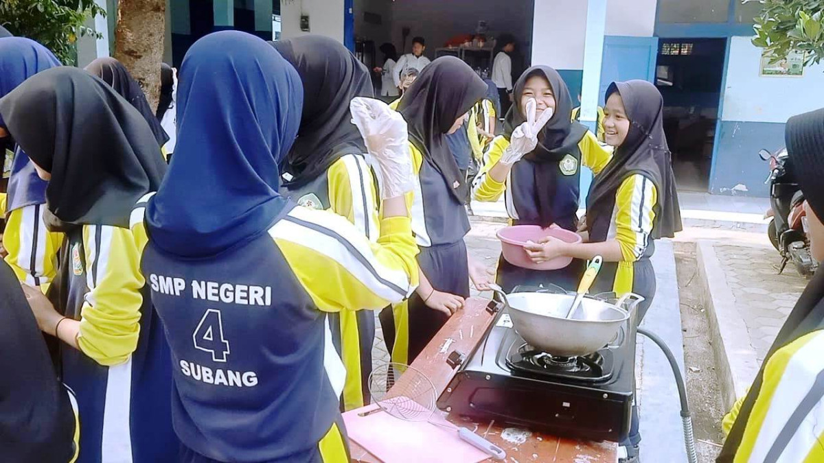 SMPN 4 Subang Implementasi Kurikulum Merdeka, Terapkan Pembelajaran Berdiferensiasi dan Berbasis proyek