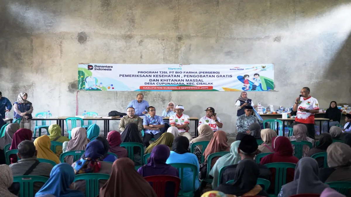 Bio Farma Gelar Pengobatan dan Edukasi Kesehatan