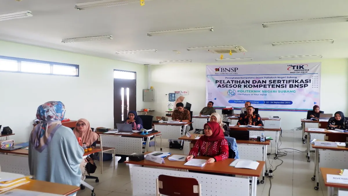 24 Dosen Politeknik Negeri Subang Bakal Jadi Penilai Profesional