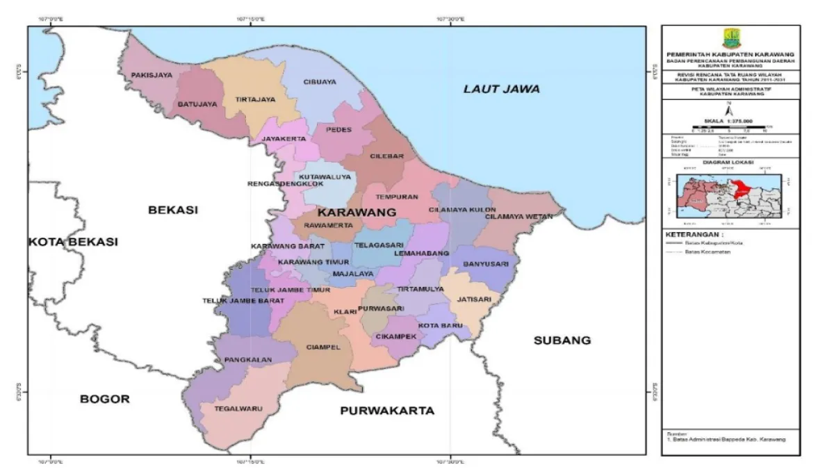 Ada Berapa Kecamatan di Karawang? Yuk Cari Tahu Penjelasan Lengkapnya Disini!