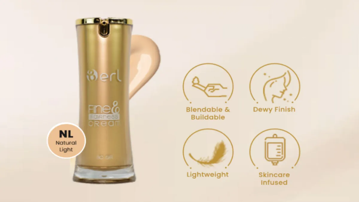 B ERL Fine and Fairness Cream Natural Light: Krim Makeup Ringan yang Bikin Wajah Cerah Natural
