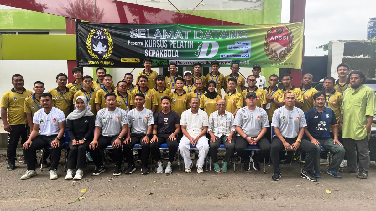PSSI Askab Subang Tingkatkan Kompetensi Pelatih
