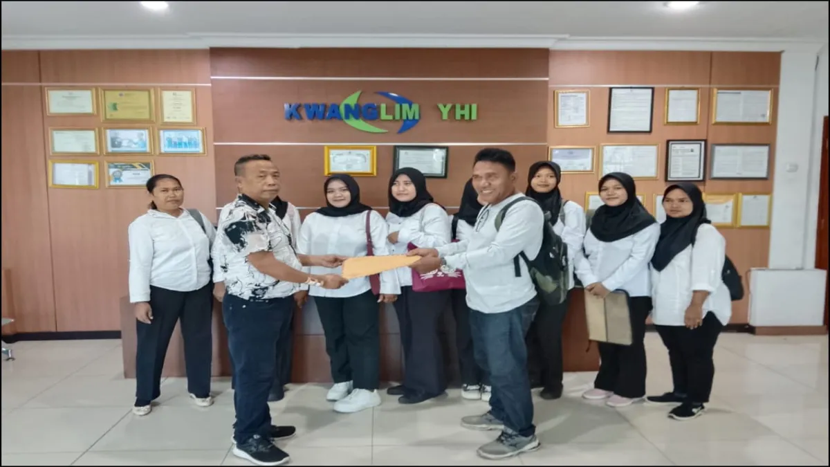 LPK Balkondes Lembur Cigarukgak Salurkan 8 Peserta Pelatihan ke PT Kwanglim YH Indah