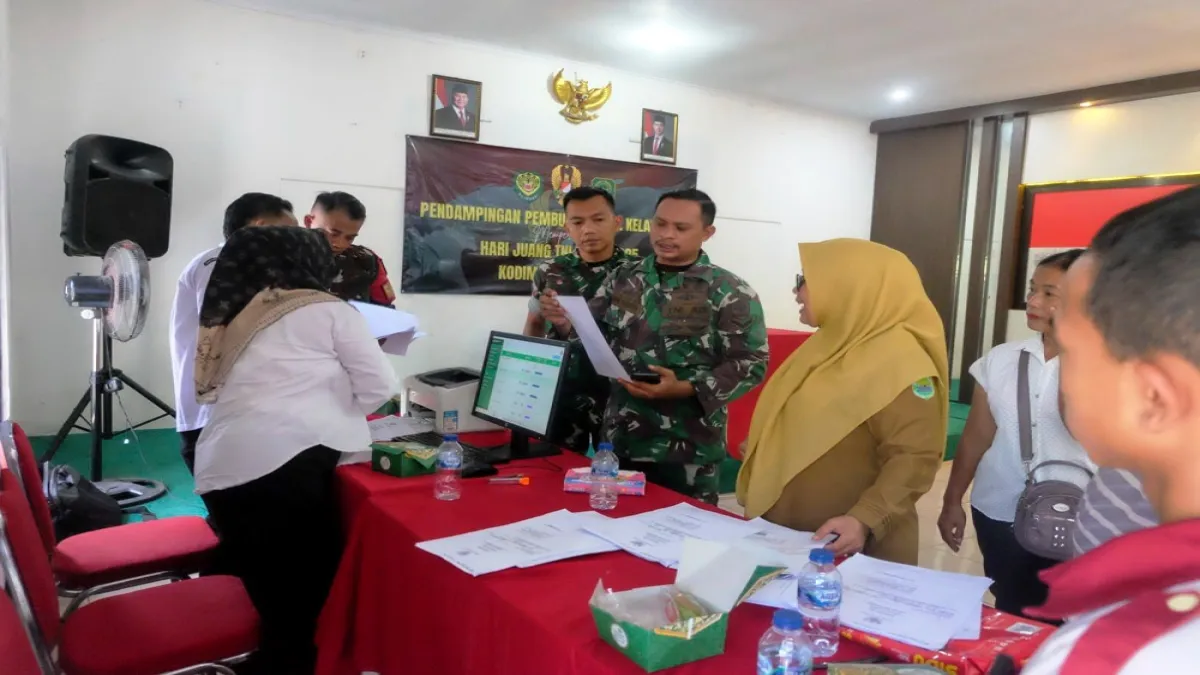 Kodim Subang Gelar Pendampingan Pembuatan Akta Kelahiran Gratis, Dalam Rangka Hari Juang TNI AD 2025