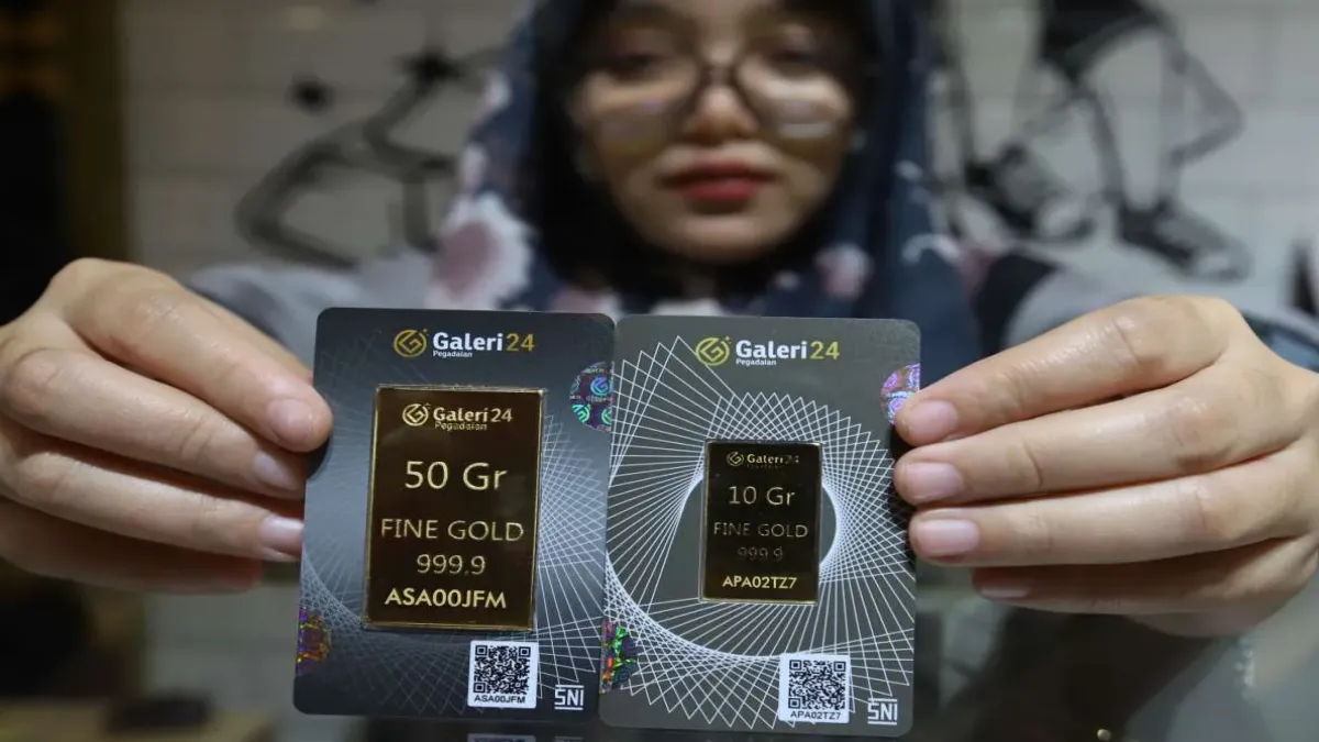 Daftar Harga Emas di Pegadaian Terbaru Selasa 23 Desember 2025, Galeri 24 dan UBS Kompak Naik