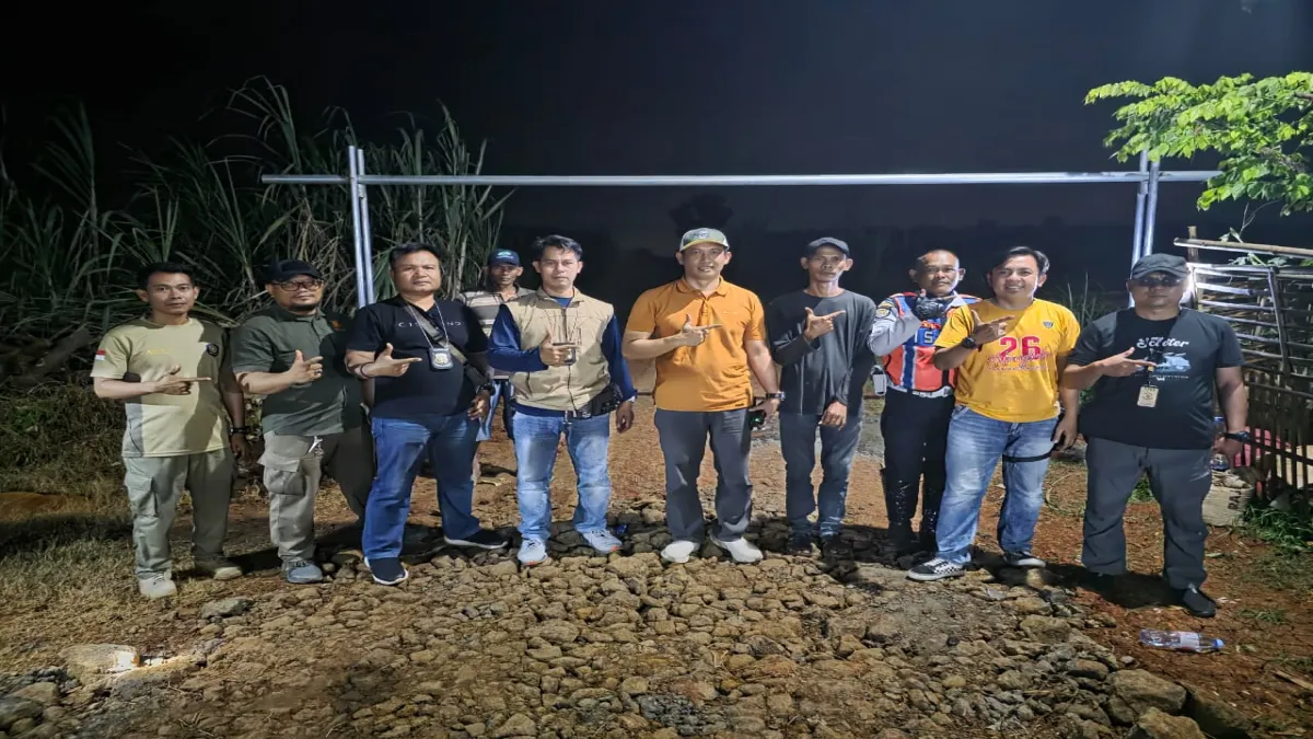 Cegah Kerusakan Jembatan Cigarok, Pemcam Cikaum Bersama Satpol PP Subang Hentikan Aktivitas Galian Tanah