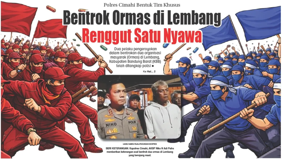 Bentrok Ormas di Lembang Renggut Satu Nyawa, Polres Cimahi Bentuk Tim Khusus