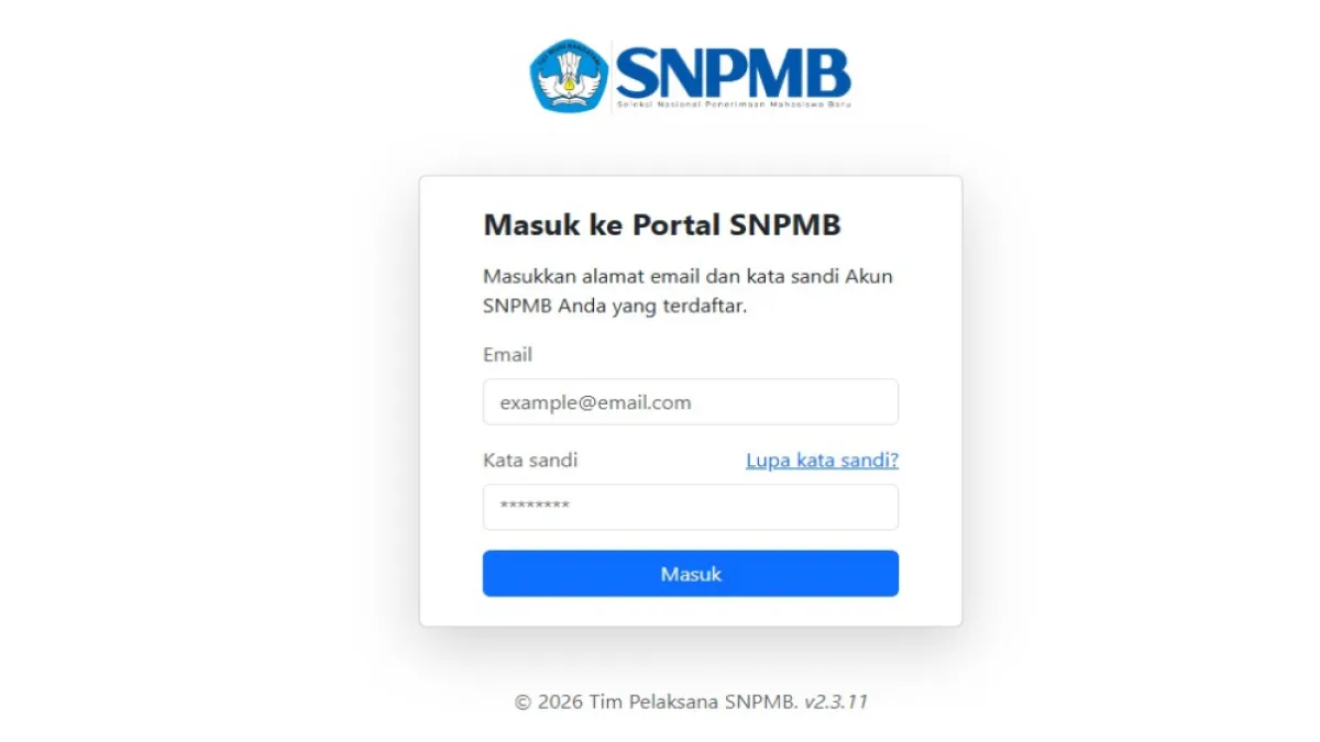 Pendaftaran SNBP 2026 Telah Dibuka, Cek Syarat, Jadwal, dan Cara Daftarnya
