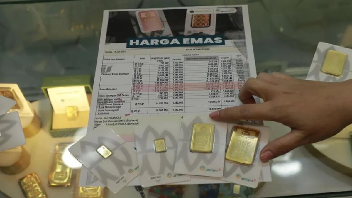 Harga Emas Hari Ini Bertahan di Rp 2,92 Juta per Gram pada Minggu, Masih di Bawah Rekor Tertinggi