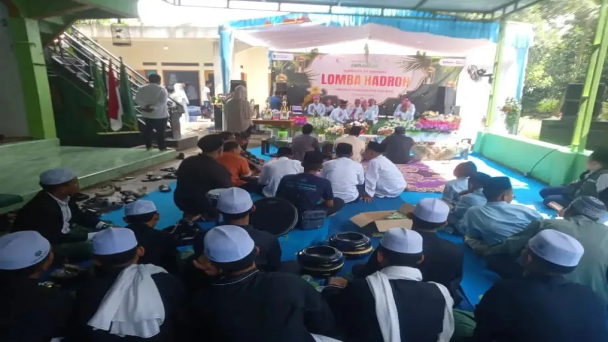 Sambut Ramadan, Ponpes Al-Muzakki Subang Bareng PT Dahana Adakan Lomba Hadroh