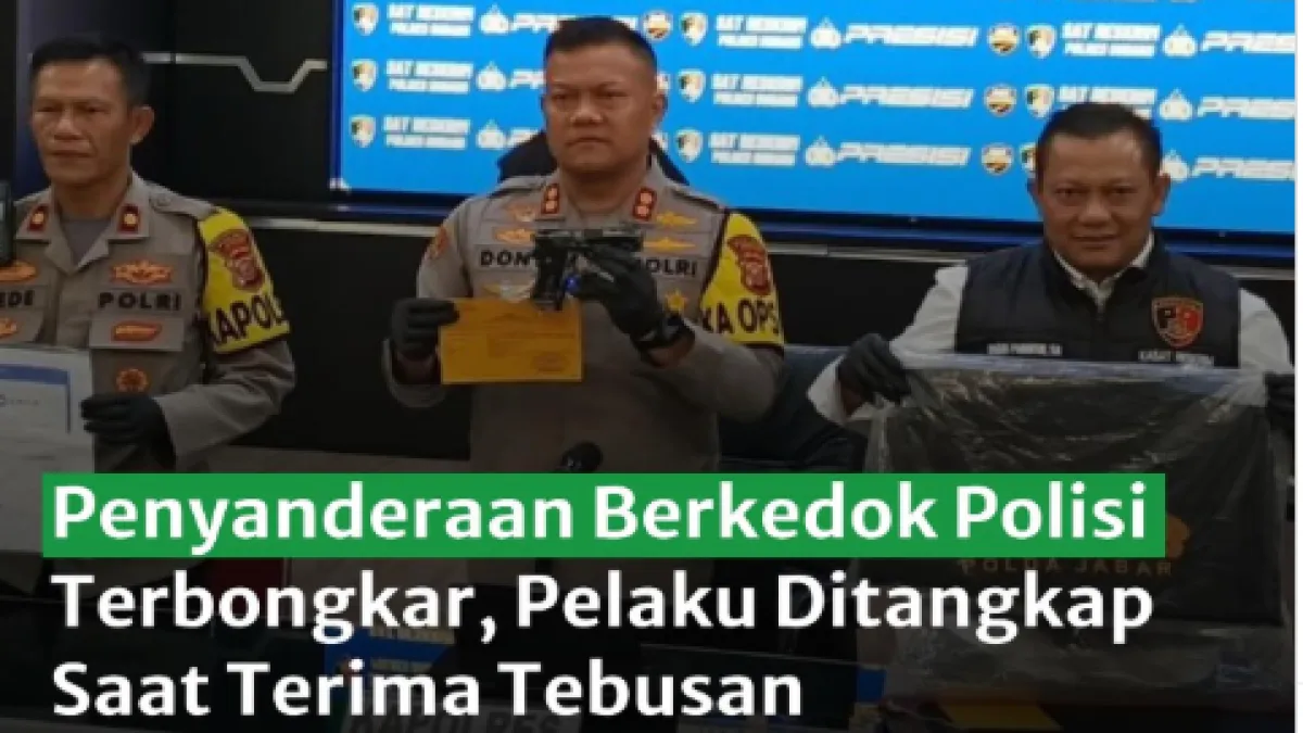 Ngaku Resmob, Sandera Remaja di Ciater: Tiga Pria Dibekuk Saat Terima Tebusan