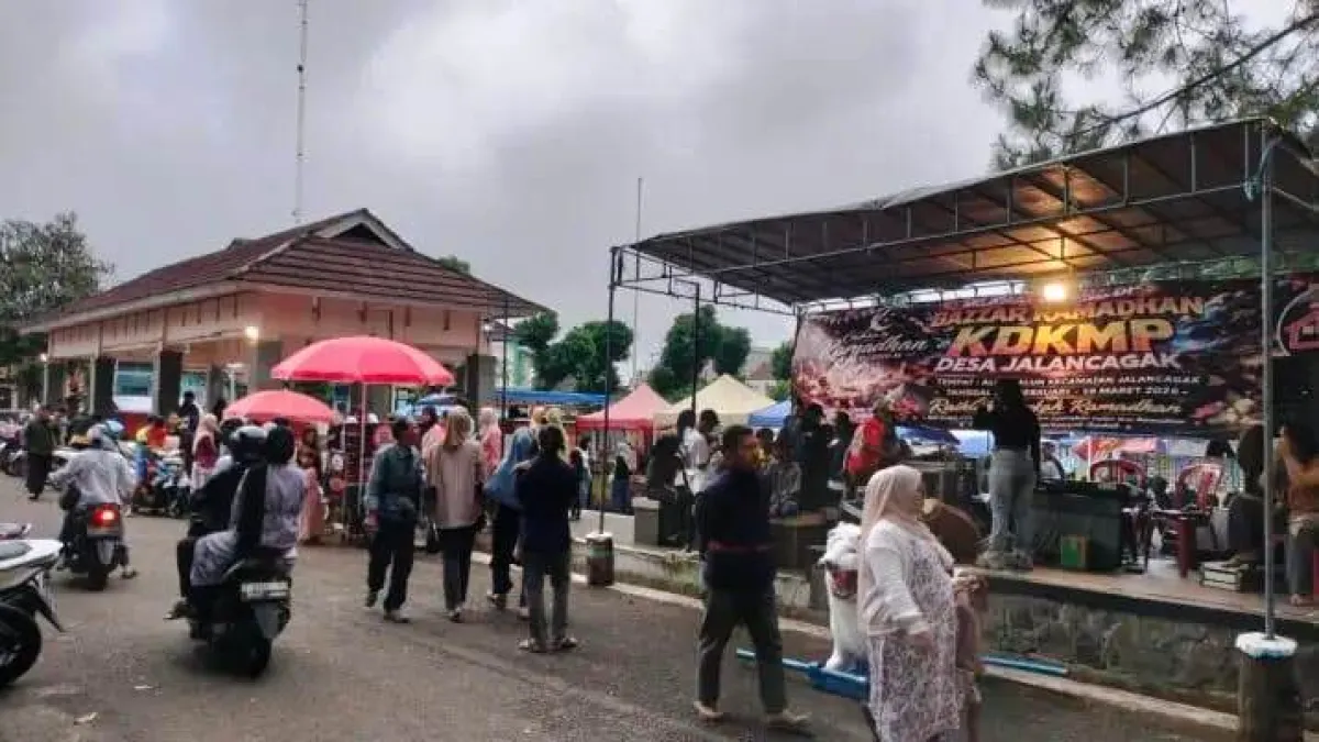 Dorong UMKM Naik Kelas di Subang, KDKMP Desa Jalancagak Gelar Bazar Ramadhan