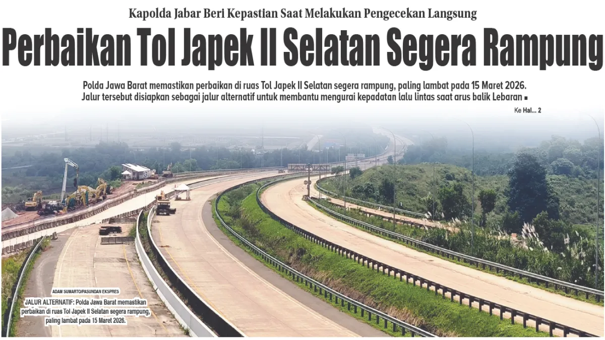 Perbaikan Tol Japek II Selatan Segera Rampung, Kapolda Jabar Beri Kepastian Saat Melakukan Pengecekan Langsung