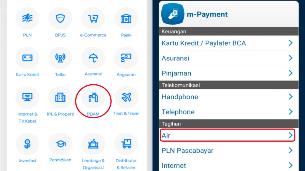 Berbagai Cara Bayar Tagihan Air PDAM lewat M-banking